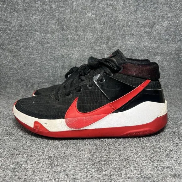 Nike KD 13 Shoes Men Size 10.5 Bred Black Red Basketball Kevin Durant Sneakers