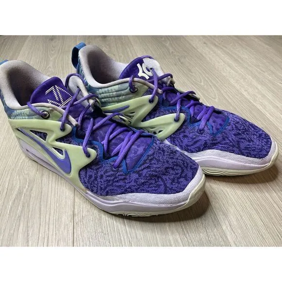Nike KD 15 Kevin Durant Nightmares Basketball Shoes Psychic‎ Purple Mens 16 Glow