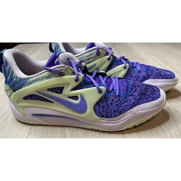 Nike KD 15 Kevin Durant Nightmares Basketball Shoes Psychic‎ Purple Mens 16 Glow