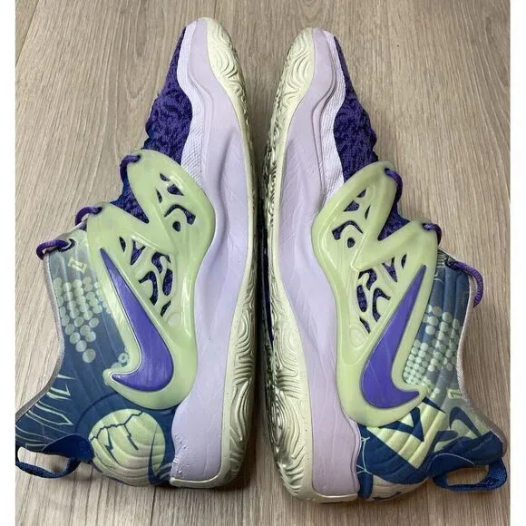 Nike KD 15 Kevin Durant Nightmares Basketball Shoes Psychic‎ Purple Mens 16 Glow