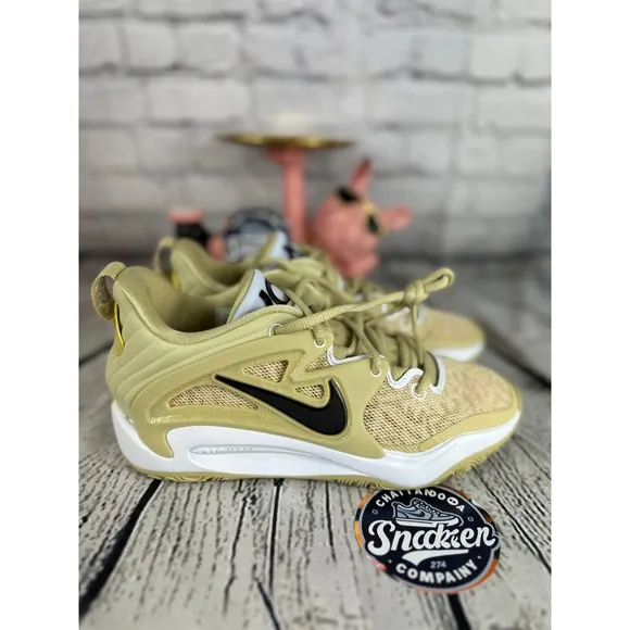 Nike KD 15 Mens SZ 6 | Womens SZ 7.5 Gold Team Promo Basketball Shoes Sneakers