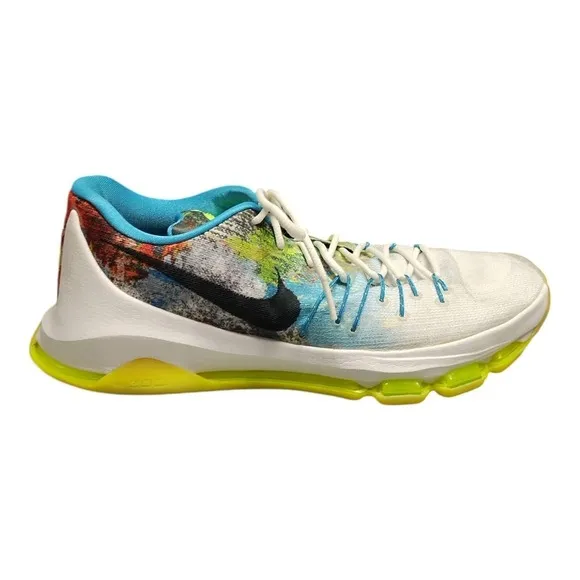 Nike KD 8 'N7' Sneaker Shoes Mens Size 11.5 Multi Round Toe Lace Up 811363-123