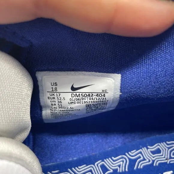 Nike Kyrie 7 TB Promo Rush Blue White DM5042-404 Mens Basketball Shoes Size 18