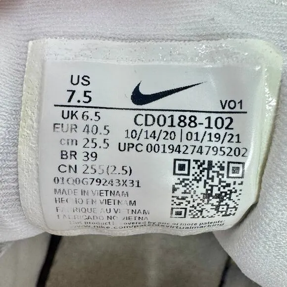 Nike Lebron Witness White Basketball Shoes Sneakers Size 7,5