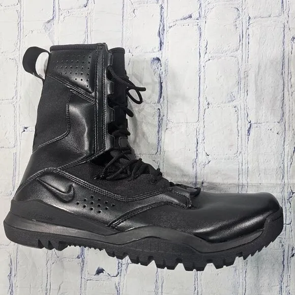Nike MENS 6.5 WOMENS 8 SFB Field 2 8&quot; Military Combat Boots Black AO7507-001