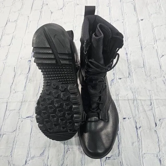Nike MENS 6.5 WOMENS 8 SFB Field 2 8&quot; Military Combat Boots Black AO7507-001