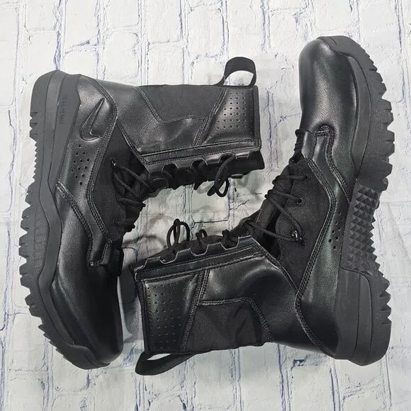 Nike MENS 6.5 WOMENS 8 SFB Field 2 8&quot; Military Combat Boots Black AO7507-001