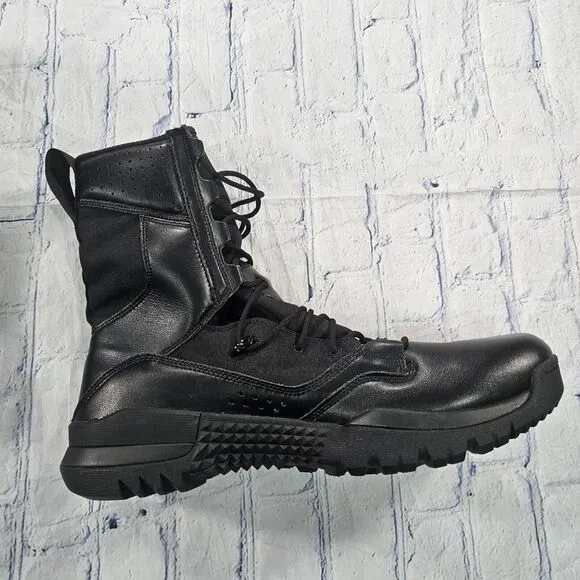 Nike MENS 6.5 WOMENS 8 SFB Field 2 8&quot; Military Combat Boots Black AO7507-001