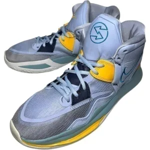 Nike Men’s 8.5 Marine Blue Yellow Kyrie Infinity Basketball Sneakers CZ0204-501