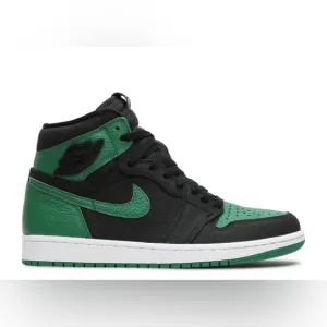 Nike Men's Black and Green Sneakers