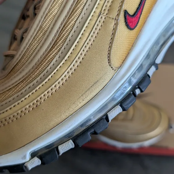 Nike Men's Gold Air Max 97 Shoes Sz 12