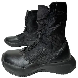 Nike Mens Size 4 Triple Black Tactical Military Combat Boots Moto Womens Size 6