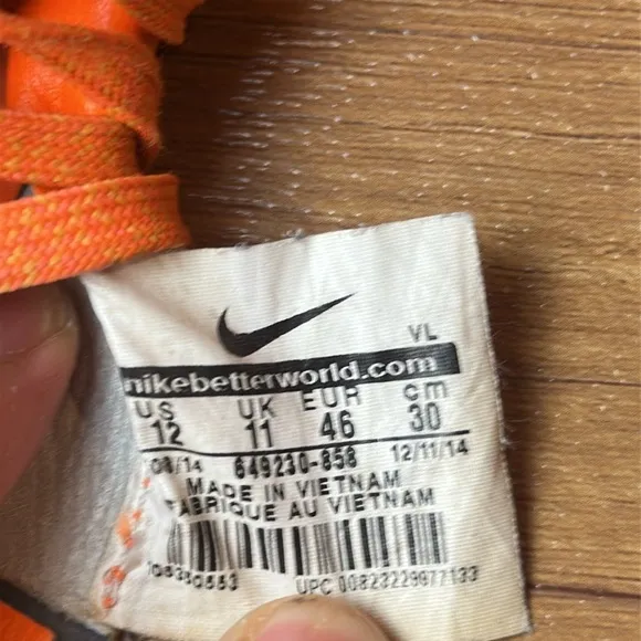 Nike Mens US 12 Magista Opus FG Men's Soccer Shoes- 649230-858 UK 11