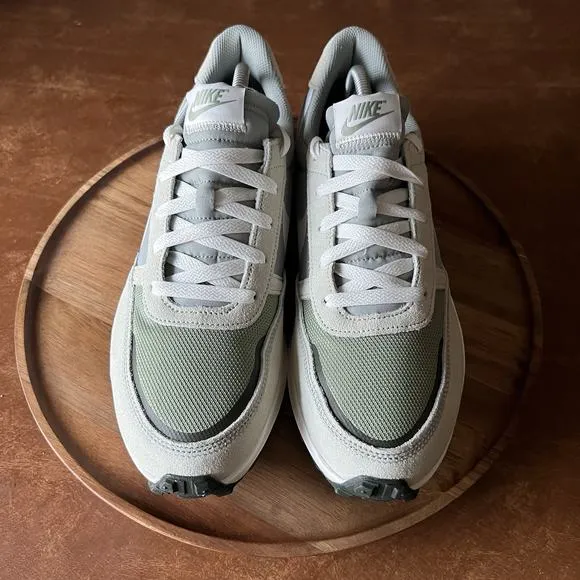 Nike Men's Waffle Nav Suede Jade Horizon Green Comfort Sneakers Shoes Size 10