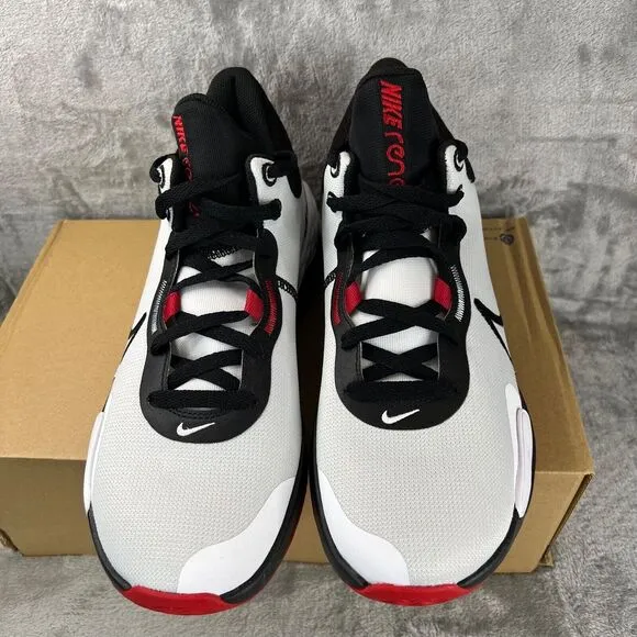 Nike Renew Elevate 3 Mens Sz 9.5 White Red Basketball Sneakers Shoes DD9304-100