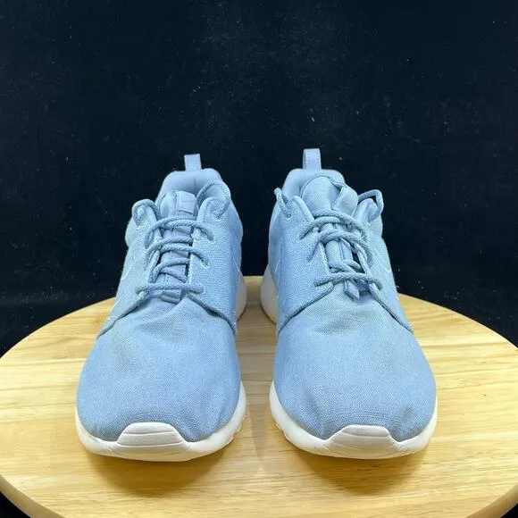 Nike Roshe One Premium Men's Size 11.5 Blue Canvas Athletic Shoes 525234 404