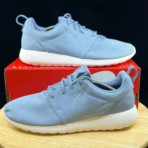 Nike Roshe One Premium Men's Size 11.5 Blue Canvas Athletic Shoes 525234 404