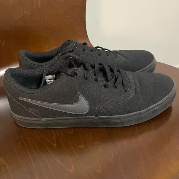 Nike SB Portmore II All Black  Skate Shoes | size 10