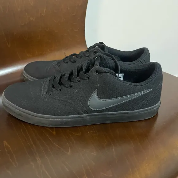 Nike SB Portmore II All Black  Skate Shoes | size 10