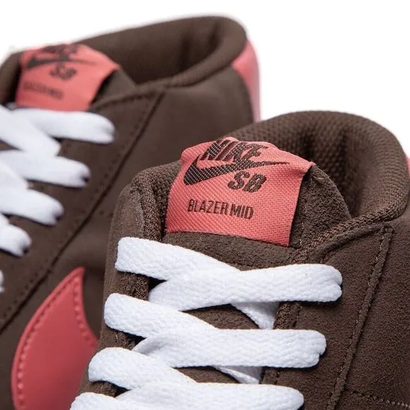 Nike SB Zoom Blazer Mid 'Brown Adobe' FD0731-200 Suede Shoes M 10.5‎ / W 12 NIB