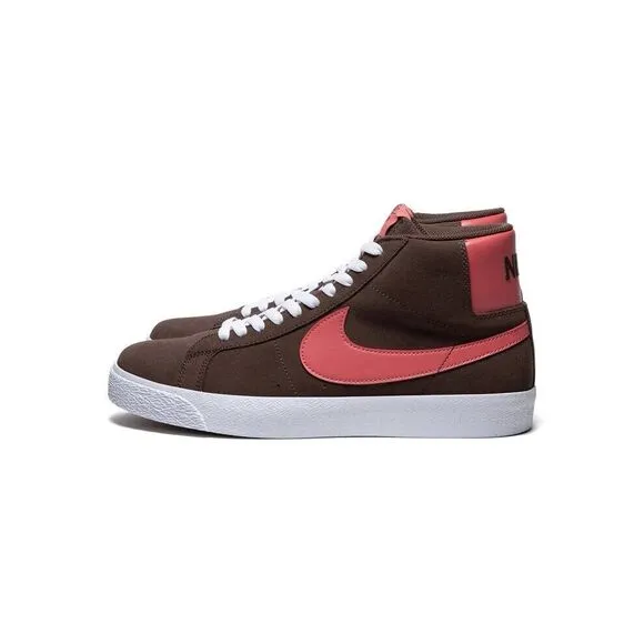 Nike SB Zoom Blazer Mid 'Brown Adobe' FD0731-200 Suede Shoes M 10.5‎ / W 12 NIB