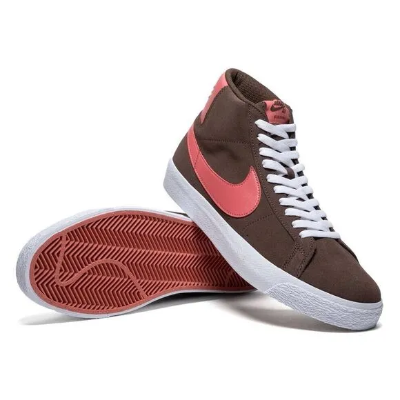 Nike SB Zoom Blazer Mid 'Brown Adobe' FD0731-200 Suede Shoes M 10.5‎ / W 12 NIB