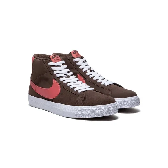 Nike SB Zoom Blazer Mid 'Brown Adobe' FD0731-200 Suede Shoes M 10.5‎ / W 12 NIB