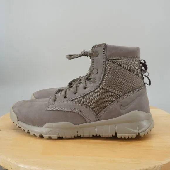 Nike SFB 6&quot; NSW Leather Mens Size 13 Tactical Military Combat Boot Dark Mushroom