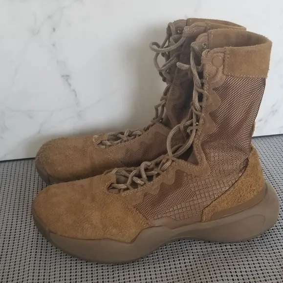 Nike SFB B1 Men Coyote Suede Tactical Military Boots Brown Size 5
