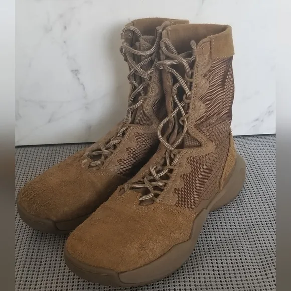 Nike SFB B1 Men Coyote Suede Tactical Military Boots Brown Size 5