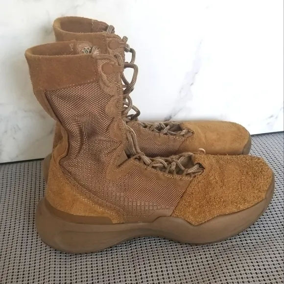 Nike SFB B1 Men Coyote Suede Tactical Military Boots Brown Size 5