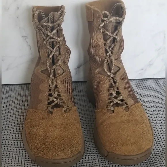 Nike SFB B1 Men Coyote Suede Tactical Military Boots Brown Size 5