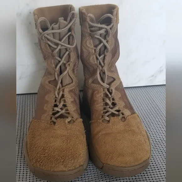 Nike SFB B1 Men Coyote Suede Tactical Military Boots Brown Size 5
