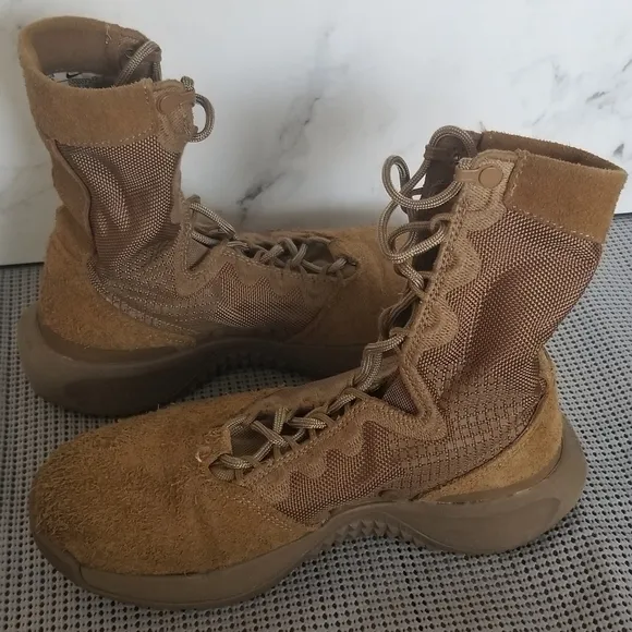 Nike SFB B1 Men Coyote Suede Tactical Military Boots Brown Size 5