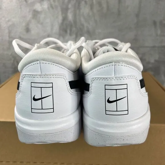 Nike Zoom‎ Court Lite 3 Shoes Mens Size 13 Sneakers White Black DH0626 100
