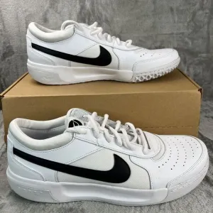 Nike Zoom‎ Court Lite 3 Shoes Mens Size 13 Sneakers White Black DH0626 100