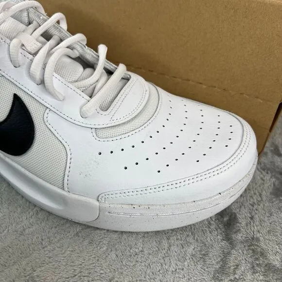 Nike Zoom‎ Court Lite 3 Shoes Mens Size 13 Sneakers White Black DH0626 100