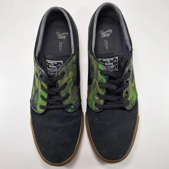 Nike Zoom Stefan Janoski ERDL Skateboarding Shoes 633300-031 Men's Size 11.5