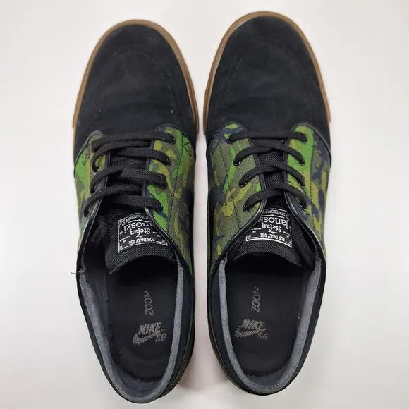 Nike Zoom Stefan Janoski ERDL Skateboarding Shoes 633300-031 Men's Size 11.5