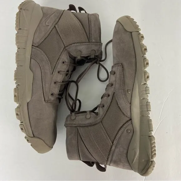 Nike Men’s SFB 6″ Leather Sneaker Boot Mushroom Size 14 Tactical Field Utility