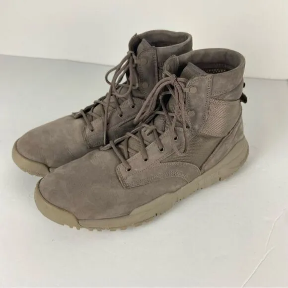 Nike Men’s SFB 6″ Leather Sneaker Boot Mushroom Size 14 Tactical Field Utility