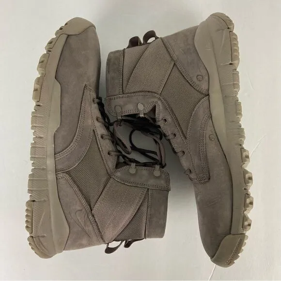 Nike Men’s SFB 6″ Leather Sneaker Boot Mushroom Size 14 Tactical Field Utility