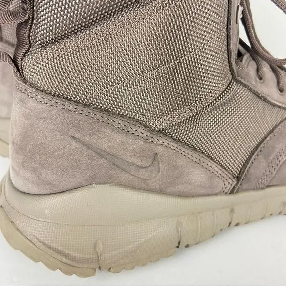 Nike Men’s SFB 6″ Leather Sneaker Boot Mushroom Size 14 Tactical Field Utility