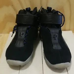 Nike Mens Size 11 Air Penny IV 4 Black Blue Magic Shoes NBA