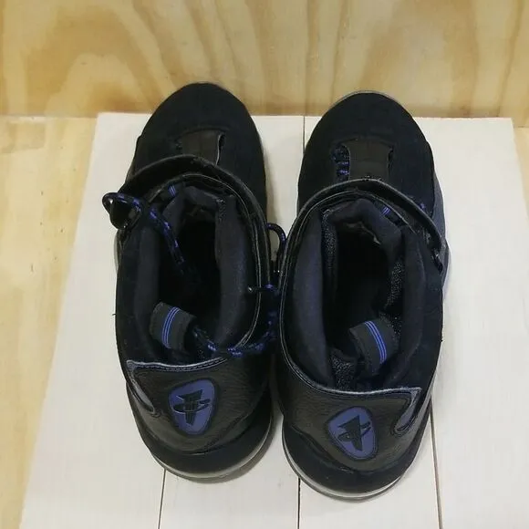 Nike Mens Size 11 Air Penny IV 4 Black Blue Magic Shoes NBA
