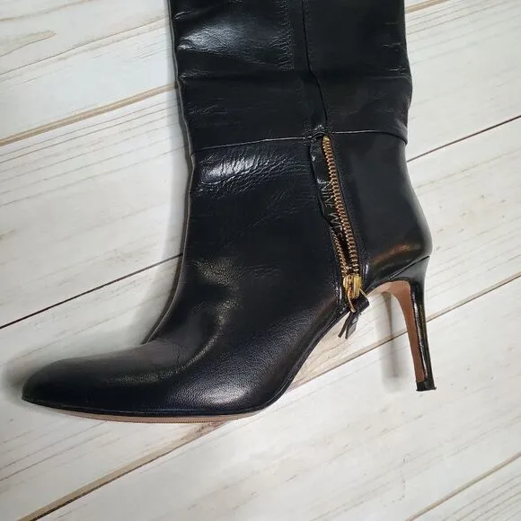NINE WEST tall black boots size 6.5