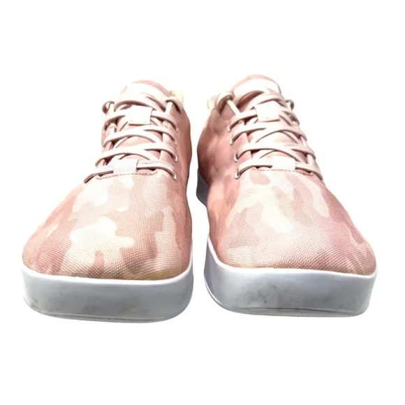 NoBull Mens Camo Canvas Trainer Workout Shoes Size Men's 13 Pink Lace Up