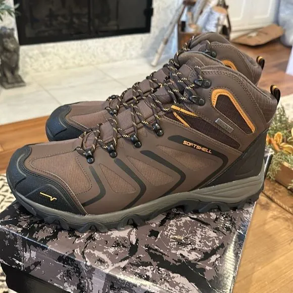 NORTIV 8 Men's Ankle High Waterproof Hiking Boots Outdoor Shoes Trekking Trails