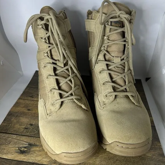 NORTIV 8 Men's Military Tactical Boots Motorcycle Combat Ankle High Work Shoes
