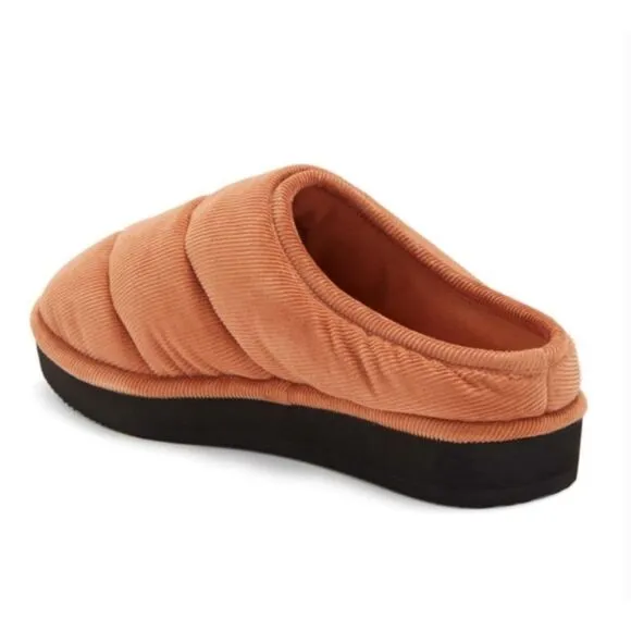 NWB Loeffler Randall Corduroy Otto Puffer Slipper Slip-On Mules Sz 9B